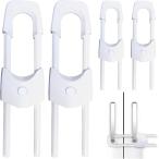  замок ребенок детский блокировка дверной стопор установленный позже ключ инструмент не необходимо 4 шт. комплект ( белый )