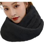 ショッピングスヌード スヌード ファー ネックウォーマー レディース マフラー(ブラック,  Free Size)