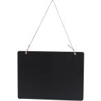  доска орнамент модный двусторонний черный панель табличка меню панель дисплей подвешивание шнур имеется Mini доска орнамент доска 