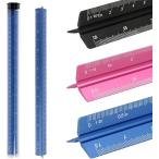  треугольник шкала aluminium сплав . сяку линейка место хранения с футляром ( маленький .., 30cm голубой )