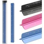  треугольник шкала aluminium сплав . сяку линейка место хранения с футляром ( маленький .., 15cm голубой )