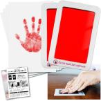  отпечаток руки штамп младенец празднование рождения товары для малышей жизнь название документ товары для малышей MDM( розовый *M)