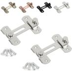  дверь пряжка 180 раз раздвижная дверь ключ блокировка горизонтальный можно выбрать цвет можно выбрать размер 2 шт. комплект ( серебряный, M размер )