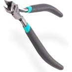 ニッパー 左手用 薄刃 片刃 工具 プラモデル グレー＆ミント MDM (グレー＆ミント(左手用）,  極薄刃)
