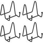 [ сменный товар ] plate подставка тросик фоторамка тарелка установить дисплей книга@4 шт. комплект ( черный )