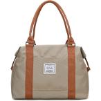  легкий и большая вместимость сумка "Boston bag" дорожная сумка мужской женский легкий Carry on сумка машина внутри принесенный 1.2.( бежевый, S)