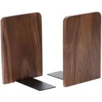  книжка end книжка подставка книга@ установить Mini из дерева настольный книжный шкаф падающий нет модный предотвращение скольжения есть ( грецкий орех 1 пара : угол круглый, 0)