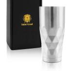 ビールジョッキ タンブラー 真空断熱 ステンレス ハイボール グラス 父の日 誕生日プレゼント 男性 ギフト 660ml(シルバー)