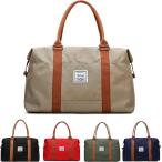 ショッピング旅行バッグ 旅行バッグ ボストンバッグ トラベルバッグ 旅行バック 旅行かばん トートバッグ スポーツバッグ 入院バッグ 入院準備 女性(ベージュ)