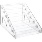  cosme кейс для хранения прозрачный большая вместимость экспонирование tray подставка полки 7 уровень ( прозрачный )