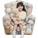  мягкая игрушка место хранения диван мягкая игрушка so Furby n сумка стул прозрачный пакет кейс для хранения водонепроницаемый ( прозрачный, M(80x76x65cm))