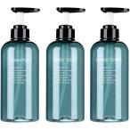  шампунь бутылка диспенсер заполняющий бутылка 500ml 3 шт. комплект ( голубой, 500ml)