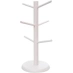  кружка подставка из дерева 6 шт .. компактный кружка tree кухня место хранения модный Северная Европа способ сухой подставка держатель чашки ( белый )