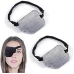  глаз obi одна сторона глаз модный I patch правый глаз цельный затемнение защита маска для глаз 2 шт. комплект правый глаз 2 пункт ( серый )