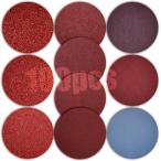  для деревообработки наждачная бумага солнечный DIN g бумага #80~#3000 100 листов 75mm Magic тип круглый дыра нет наждачная бумага полировка ( красный )