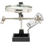 ハンダゴテ台 半田こて台 ハンダ付け 作業台 ルーペ・クリップ付き DIY・基板修理に最適