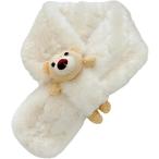  искусственный мех женский пелерина осень-зима muffler защищающий от холода нежный симпатичный теплый шарф снуд защита горла "neck warmer" ( белый ..)