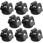  швабра держатель мощный магнит тип орнамент уборка инструмент место хранения 2 шт. комплект предотвращение скольжения чёрный (8 шт, W4.5xD4.5xH3cm)