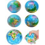  глобус Mini earth мяч 6 шт. комплект soft губка мяч полиуретан PU материалы ( голубой, 10cm)