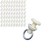  занавески Runner T type ремонт замена тихий звук легкая установка DIY. дорога направляющие 70 шт. комплект ( белый )