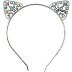  женский кошка уголок лента-ободок biju- маскарадный костюм Mai шт. презентация Dance party Event ( серебряный )