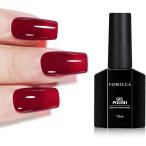  гель ногти sia-ka Large .ru одиночный цвет 15ml UV/LED соответствует начинающий & Pro применение полировка модель собственный ногти ( прозрачный . красный )