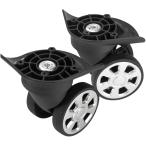  чемодан литейщик замена для ремонта колесо тихий звук 360 раз вращение путешествие сумка запасные части DIY простой установка 045 ( черный )