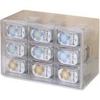  кейс для контактных линз 6g крышка место хранения box выдвижной ящик тип большая вместимость контактные линзы кейс для хранения пыленепроницаемый водонепроницаемый ( прозрачный, 9g крышка )