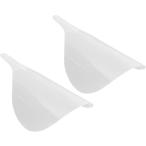 散髪ケープ フェイスシールド ヘアプロテクター ヘアセット 保護カバー 前髪セルフカット(2セット)