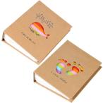  фото альбом большая вместимость L штамп 200 шт. входит карман младенец ребенок регистрация (2 шт. ( кит .. через ), 20.3x16.2x5cm)