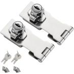  ключ установленный позже раздвижная дверь замок вспомогательный замок нержавеющая сталь 2 шт. комплект ( серебряный )