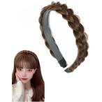 カチューシャ 三つ編み ヘアバンド 