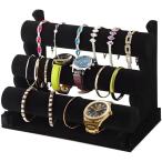  дисплей подставка наручные часы аксессуары браслет ювелирные изделия часы место хранения экспонирование для (3 уровень черный )