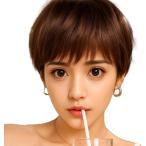 ウィッグ ショート レディース マニッシュショート 普段使い イメチェン フルウイッグ ショートヘア(ブラウン)