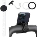  коляска смартфон держатель magsafe соответствует магнит смартфон подставка мобильный держатель инвалидная коляска велосипед ( белый )