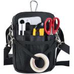  многофункциональный поясная сумка медсестра сумка сумка-пояс двойной молния работа для 11 карман вставка имеется (SS черный вставка размер UP версия )