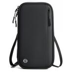 パスポートケース スキミング防止 防水 通帳ケース 通帳入れ 磁気防止 大容量 RFID (ブラック)