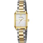  наручные часы женский водонепроницаемый аналог женщина популярный высококлассный прямоугольный кварц .. часы простой модный праздник MDM(04- Gold . белый )