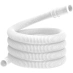 エアコン用ドレンホース 2M 排水ホース 延長チューブ 耐候性 日焼け止め 取付簡単 15〜20mm管対応 内径17mm (ホワイト)