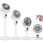 ショッピング扇風機 コードレス扇風機 サーキュレーター 兼用 8000mAh大容量電池 携帯扇風機 静音 自動首振り 卓上扇風機 風量5段階調節 MDM(ホワイト)