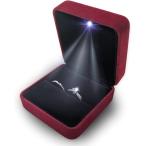  светится кольцо кейс 2 шт для парные кейс cup ru кольцо box кольцо класть перевозка ( wine red )