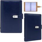  визитная карточка держатель футляр для визитных карточек большая вместимость визитная карточка файл PU кожа кожа 300 шт. входит ( темно-синий )