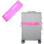  лента чемодан ремень текстильная застёжка регулировка заметный глаз печать длина ширина чемодан частота Carry кейс ( розовый )