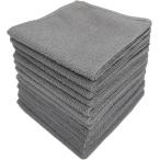  микроволокно Cross 12 шт. комплект . вода скорость . первоклассный волокно чистка Cross уборка для многоцелевой мойка машин окно ( серый, примерно 24x24cm)