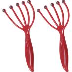  кожа головы массаж head spa щетка head массаж кожа головы уход красный 2 шт. комплект ( красный )