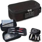 タクシー用釣り銭バック 家計管理 ポーチ 釣り銭ケース 集金 ガジェットポーチ 小型 手提げ金庫(ブラック,  ノーマルタイプ)