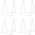  тросик подставка 4 шт. комплект тарелка установить * фоторамка *книга@ установить настольный дисплей железный интерьер место хранения ( белый )