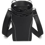 si The - кейс 5 шт красота . зажим триммер профессиональный сумка-пояс PU кожа Conti .( черный )