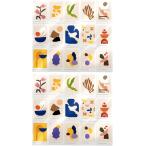  модный . симпатичный открытка 15 шт. комплект открытка размер Северная Европа Корея за границей интерьер смешанные товары Mini постер / ( синий, 10x15)