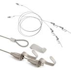  подвесные системы для картин тросик крюк разъемная модель interior coordinator .. выдерживаемая нагрузка 40kg ( серебряный, 1.5m крюк 2, 2,книга@)